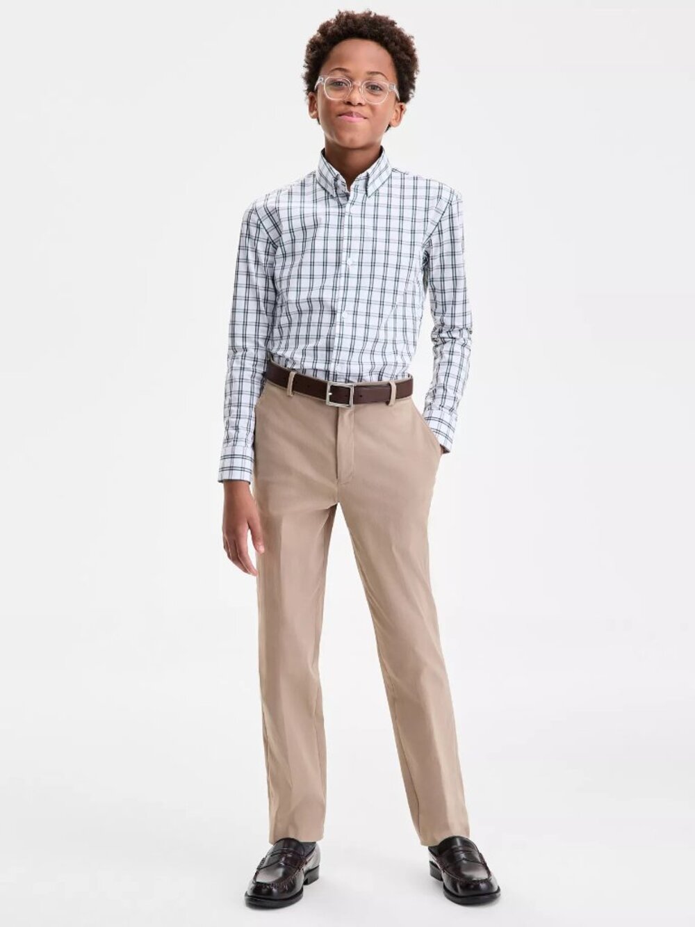 B by Brooks Brothers boys stretch khakis size 10